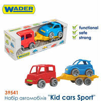 Набір ігровий Wader 39541 Kid cars Sport автобус + гольф