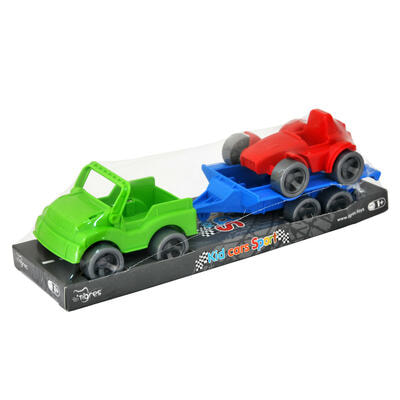 Набор игровой Wader 39826 Авто Kid cars Sport джип + багги на планшетке