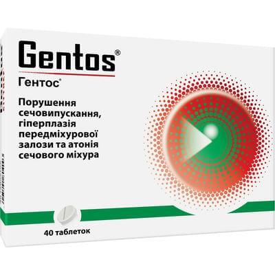 Гентос таблетки №40 (2 блистера х 20 таблеток)