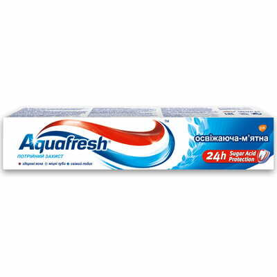 Зубна паста Aquafresh 3 Fresh & Minty Освіжаюче-м'ятна 50 мл