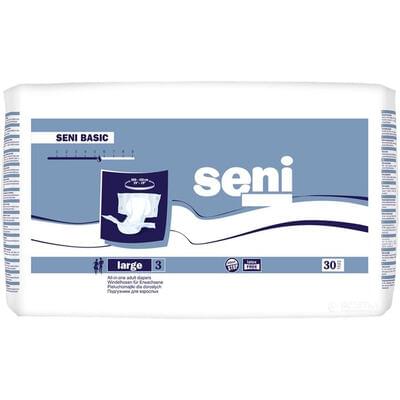 Подгузники для взрослых Seni Basic Plus размер L/3 30 шт.