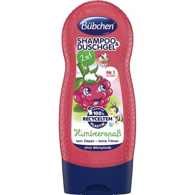 Шампунь-гель дитячий Bubchen Ведмедикова малина 230 мл
