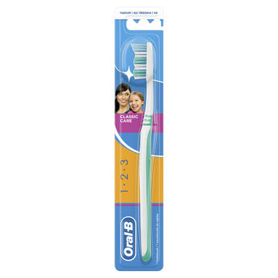 Зубна щітка Oral-B 1 - 2 - 3 Класик 40 середня