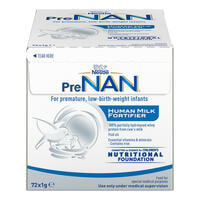 Смесь сухая PreNAN обогатитель грудного молока по 1 г 72 шт.