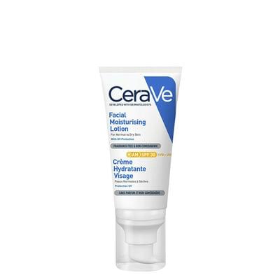 Крем для лица Cerave увлажняющий для нормальной и сухой кожи дневной SPF 30 52 мл