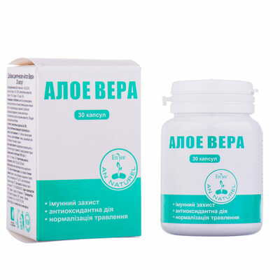 Алое вера Enjee капсули по 500 мг №30 (флакон)