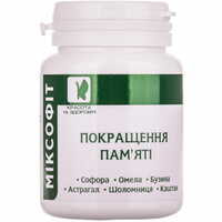 Міксофіт Покращення пам'яті таблетки по 0,45 г №45 (флакон)
