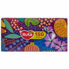 Салфетки бумажные Ruta косметические 2-х слойные белые 150 шт.