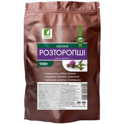 Розторопши насіння Краса Та Здоров'я по 100 г (дой-пак)