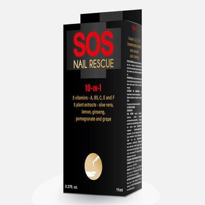 Засіб для нігтів SOS Рятувальник 10 в 1 з вітамінами та рослинними екстрактами 11 мл