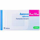 Купить Амлесса таблетки 4 мг / 10 мг №30 (3 блистера х 10 таблеток) Амлесса таблетки 4 мг / 10 мг №30 (3 блистера х 10 таблеток)