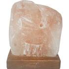 Светильник соляной Слоник на подставке с травкой высота 12 см 1 кг