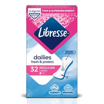 Прокладки ежедневные Libresse Daily Fresh Regular 32 шт.