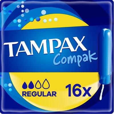 Тампоны Tampax Compak Regular Duo с аппликатором 16 шт.