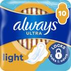 Прокладки гігієнічні Always Ultra Light Single ароматизовані 10 шт.