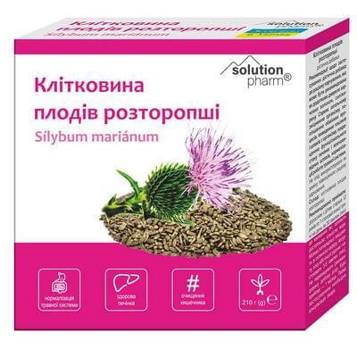 Клітковина плодів розторопші Solution Pharm по 210 г (коробка з внутр. пакетом)