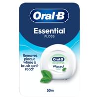 Купити Зубна нитка Oral-B Essential Floss вощена м`ятна 50 м Зубна нитка Oral-B Essential Floss вощена м`ятна 50 м