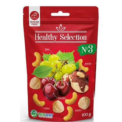 Суміш горіхів та фруктів Winway Healthy Selection №3 без цукру 100 г