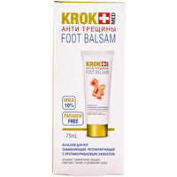 Бальзам для ног Krok Med Анти Трещины заживляющий, регенерирующий с противогрибковым эффектом 75 мл