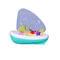 Іграшка для води Bb Junior 16-89022 Splash'N Play Вітрильник батарейки 3 х ААА в комплекті