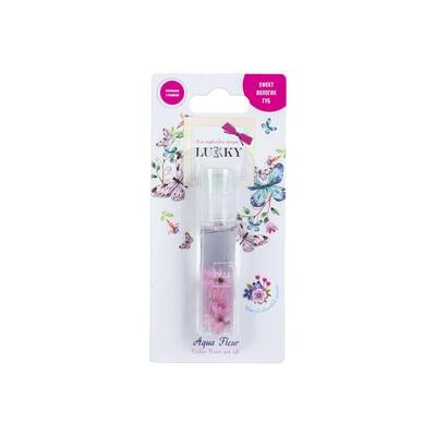 Олія-блиск для губ дитяча Lukky Aqua Fleur ролик із рожевими квітами