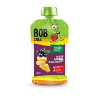 Пюрое фруктове Bob Snail Банан-чорна смородина 120 г