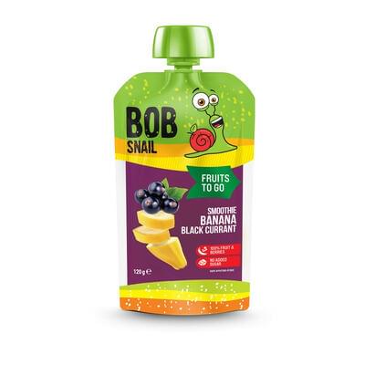 Пюрое фруктове Bob Snail Банан-чорна смородина 120 г