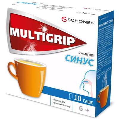 Мультигрип Синус порошок №10 (саше)