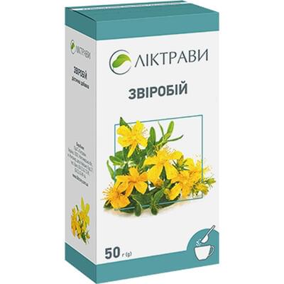 Зверобоя трава Лектравы по 50 г (коробка с внутр. пакетом)