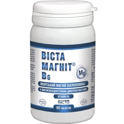 Віста Магніт В6 спокій та рівновага таблетки №60 (флакон)