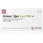 Купити Клівас Дуо капсули 5 мг / 100 мг №28 (4 блістери х 7 капсул) Клівас Дуо капсули 5 мг / 100 мг №28 (4 блістери х 7 капсул)
