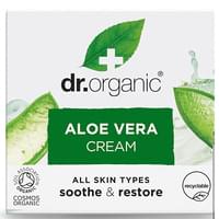 Крем для лица и тела Dr.Organic с алоэ вера успокаивающий восстанавливающий 50 мл