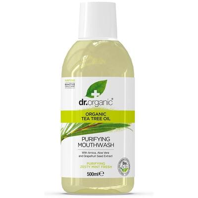 Ополаскиватель для ротовой полости Dr.Organic с экстрактом чайного дерева 500 мл