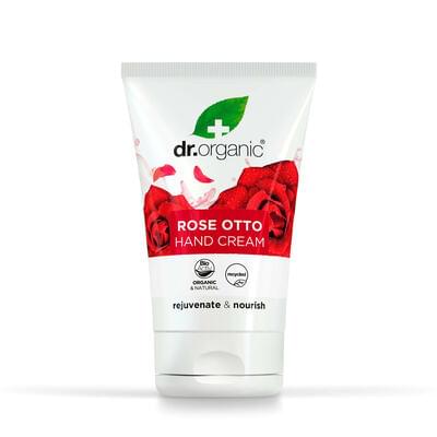 Крем для рук и ногтей Dr.Organic с маслом розы Отто 125 мл