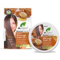 Бальзам-кондиціонер для волосся Dr.Organic відновлюючий з марокканським аргановим маслом 200 мл