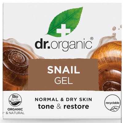 Гель для лица и тела Dr.Organic с муцином улитки 50 мл