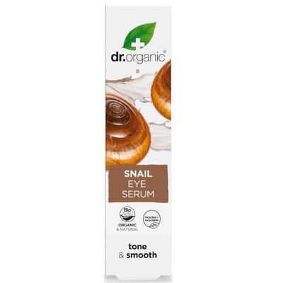 Сыворотка для контура глаз Dr.Organic с муцином улитки 15 мл