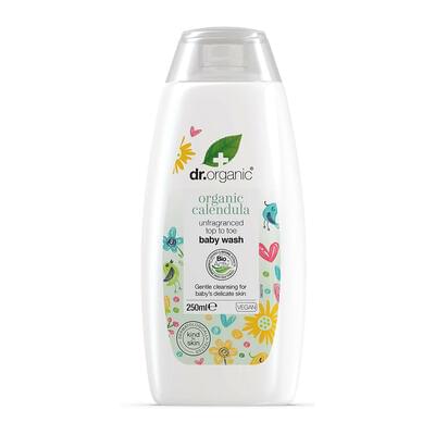 Гель для тіла дитячий Dr.Organic очищуючий з екстрактом календули без аромату 250 мл