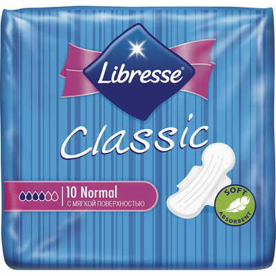 Прокладки гигиенические Libresse Classic Normal Soft 10 шт.