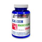 Powerful Кальцій, магній, залізо капсули №100