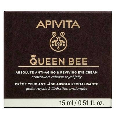 Крем для контура глаз Apivita Queen Bee для комплексного антивозрастного и восстанавливающего действия 15 мл