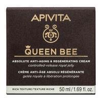 Крем для лица Apivita Queen Bee насыщенной текстуры для комплексного антивозрастного и регенерирующего действия 50 мл