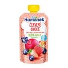 Пюре фруктове Hamanek Яблуко, чорниця та полуниця пауч 100 г