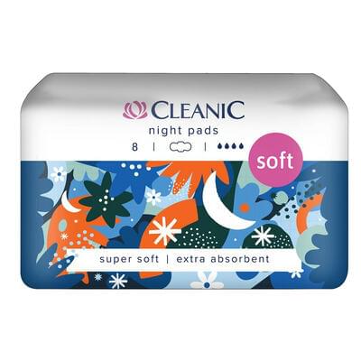 Прокладки гигиенические Cleanic Soft ночные 8 шт.