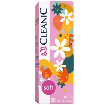 Прокладки ежедневные Cleanic Soft 20 шт.