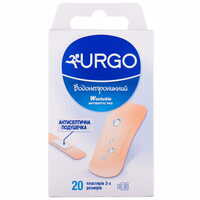 Пластир медичний Urgo водонепроникний з антисептиком набір 20 шт.