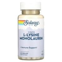 Solaray L-лізин монолаурин 1:1 капсули №60