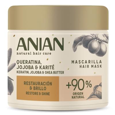 Маска для волос Anian с кератином и жожоба восстанавливающая для сухих волос 350 мл