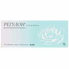 Регулон таблетки 0,15 мг / 0,03 мг №63 (3 блистера х 21 таблеток)