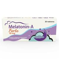 Мелатонин-А Форте таблетки по 10 мг №20 (2 блистера х 10 таблеток)